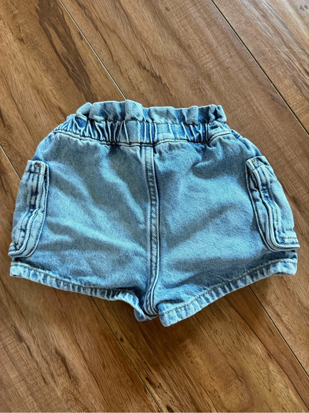 Baby GAP Light Blue Denim Skort with Elastic Waist